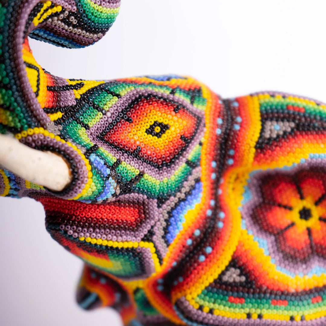 Elephant Arte Huichol | Arte Huichol | Ikal Cultura LLC
