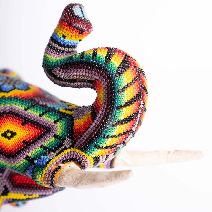 Elephant Arte Huichol | Arte Huichol | Ikal Cultura LLC
