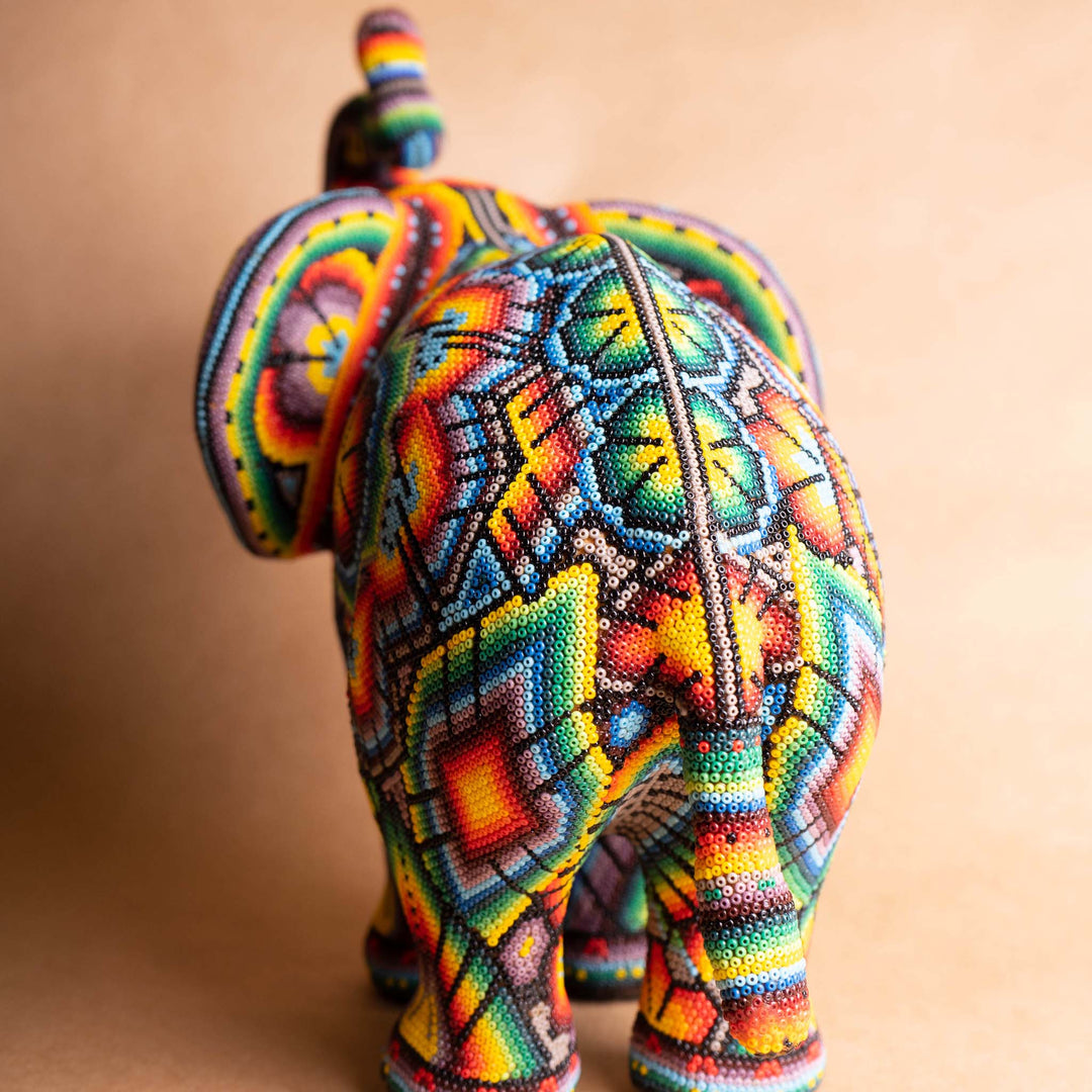 Elephant Arte Huichol | Arte Huichol | Ikal Cultura LLC