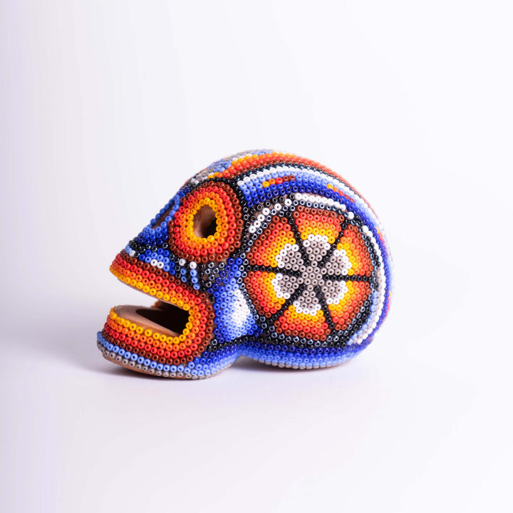 Huichol Mystical Skull | Huichol Skull | Ikal Cultura LLC