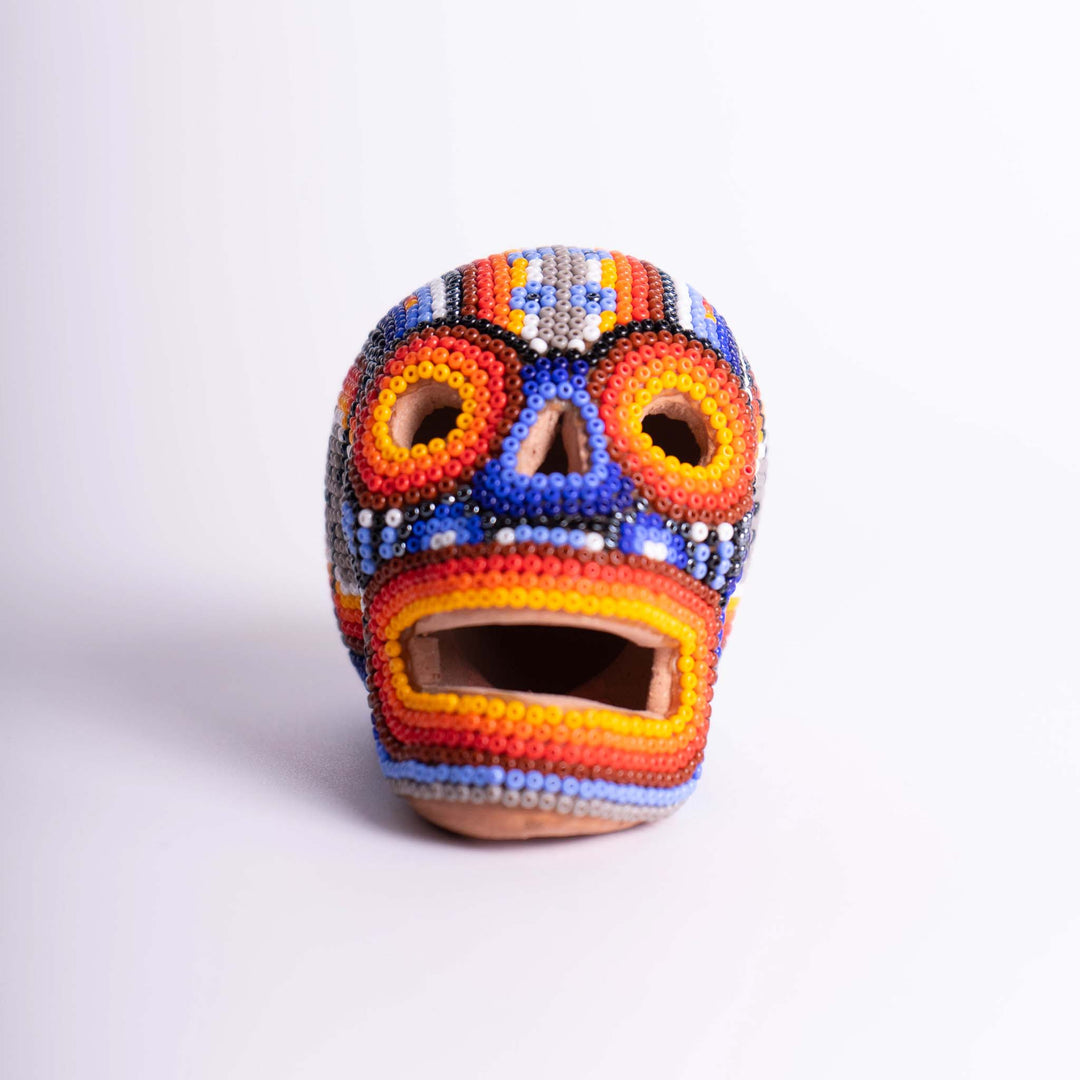 Huichol Mystical Skull | Huichol Skull | Ikal Cultura LLC