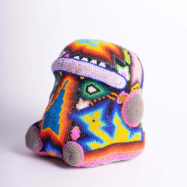 Huichol Beaded Jaguar | Beaded Jaguar | Ikal Cultura LLC