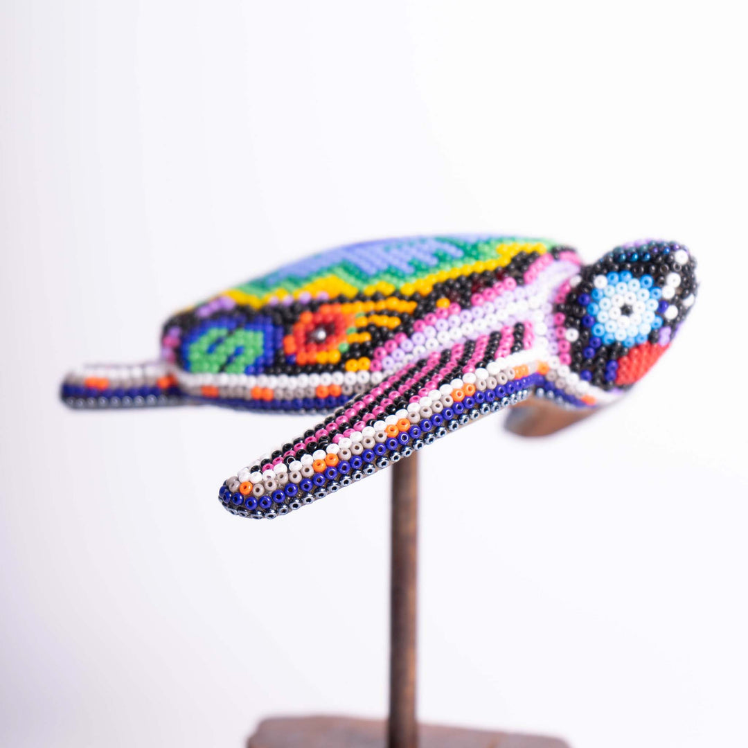 Huichol Turtle Haven | Turtle Huichol | Ikal Cultura LLC