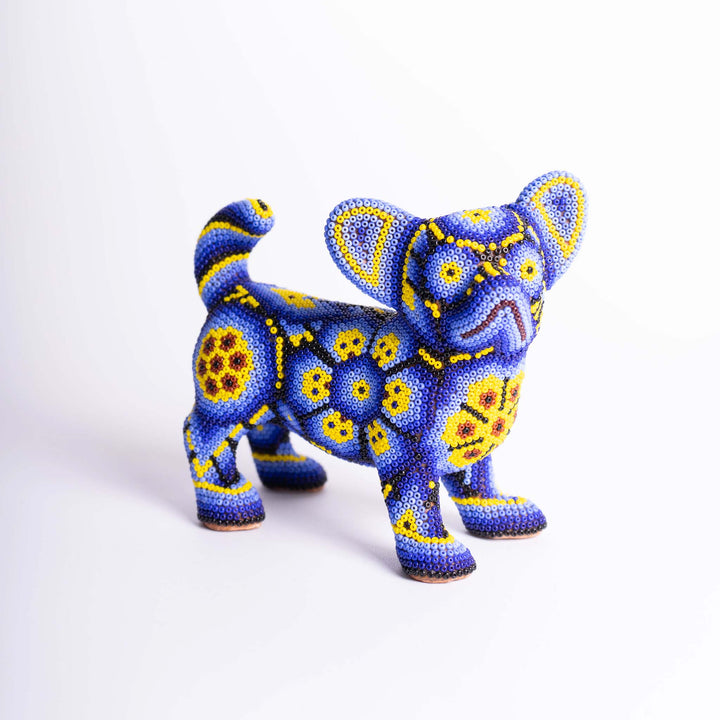 Huichol Chihuahua Art | Huichol Chihuahua | Ikal Cultura LLC