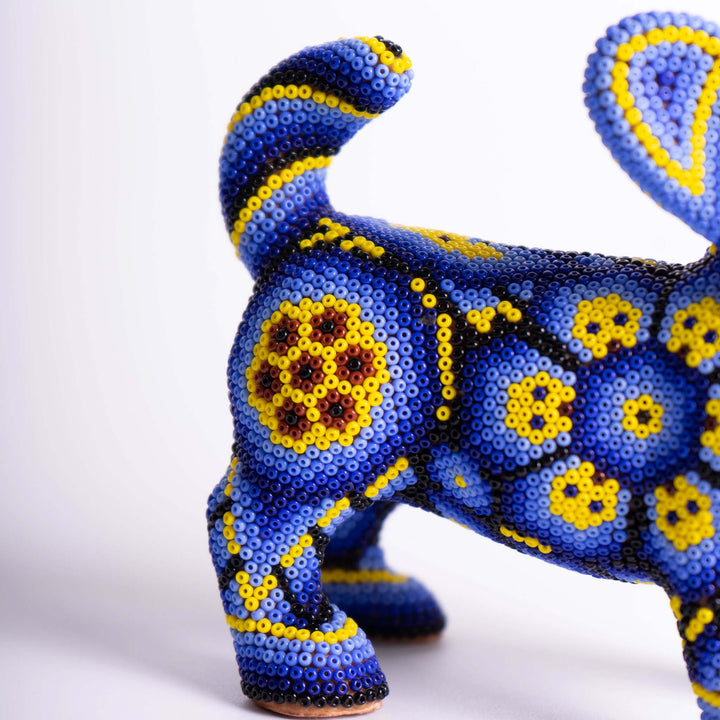 Huichol Chihuahua Art | Huichol Chihuahua | Ikal Cultura LLC