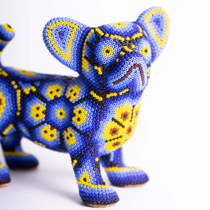 Huichol Chihuahua Art | Huichol Chihuahua | Ikal Cultura LLC