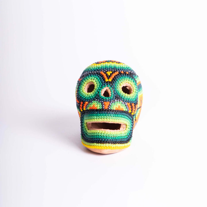 Huichol Mystical Skull | Huichol Skull | Ikal Cultura LLC