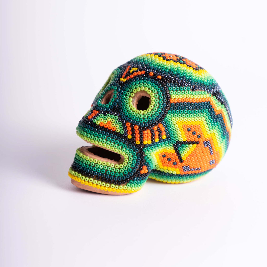 Huichol Mystical Skull | Huichol Skull | Ikal Cultura LLC