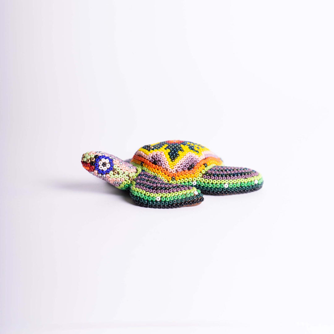 Mini Huichol Turtle | Huichol Turtle | Ikal Cultura LLC