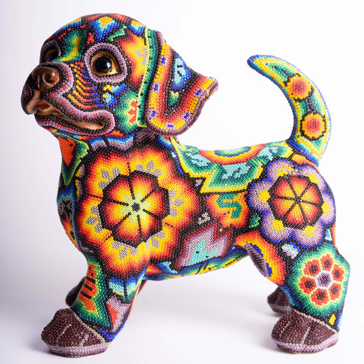 Huichol Doggie Companion | Huichol Dog | Ikal Cultura LLC