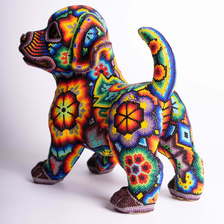 Huichol Doggie Companion | Huichol Dog | Ikal Cultura LLC