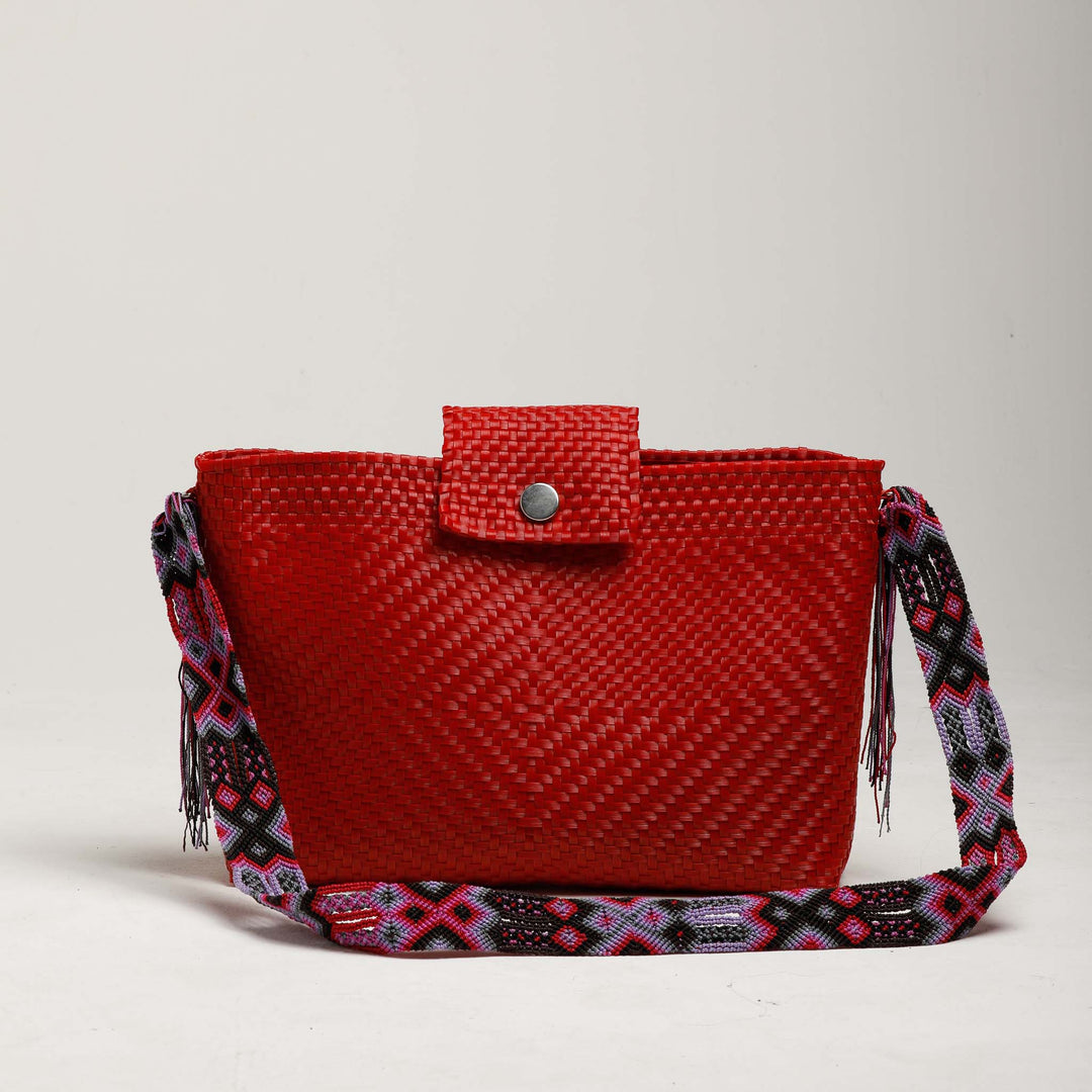 Fiesta Red Essence Handbag | Fiesta Red Handbag | Ikal Cultura LLC