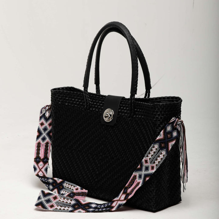 Artisanal Black Beauty Handbag | Black Beauty Bag | Ikal Cultura LLC