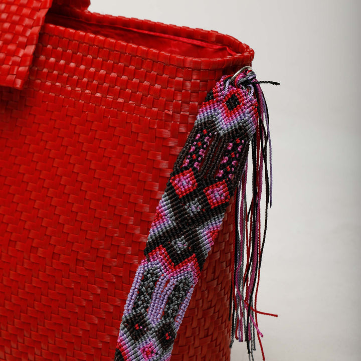 Fiesta Red Essence Handbag | Fiesta Red Handbag | Ikal Cultura LLC