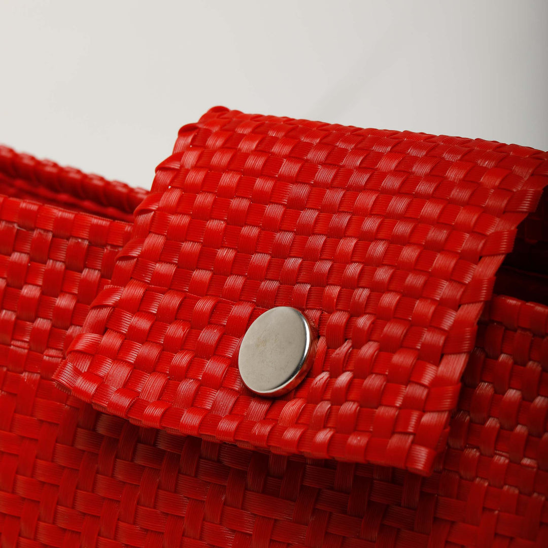 Fiesta Red Essence Handbag | Fiesta Red Handbag | Ikal Cultura LLC