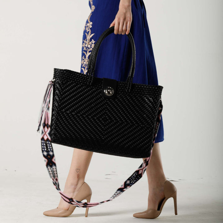 Artisanal Black Beauty Handbag | Black Beauty Bag | Ikal Cultura LLC