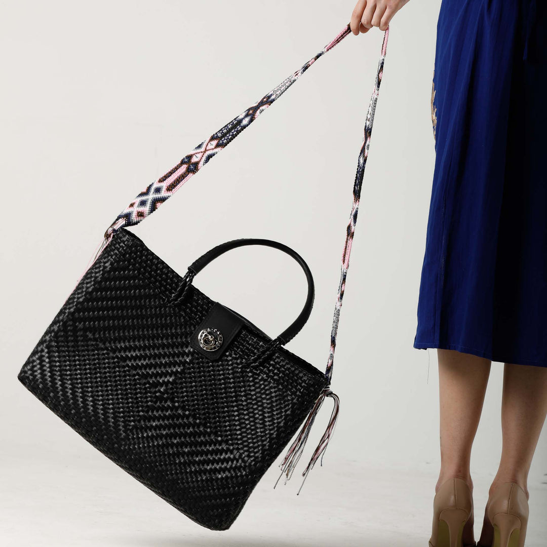 Artisanal Black Beauty Handbag | Black Beauty Bag | Ikal Cultura LLC