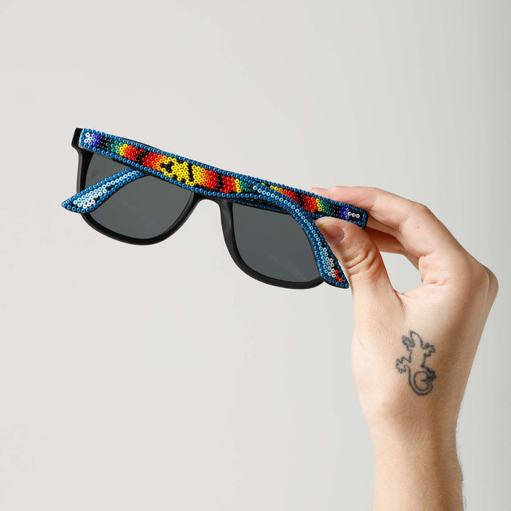 Huichol Sun Glasses | Huichol Glasses | Ikal Cultura LLC